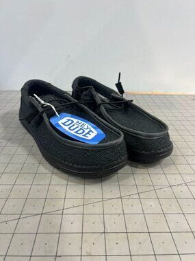 Men’s HEYDUDE Wally Sox Micro Casual Shoe - Total Black Sz. 11 New